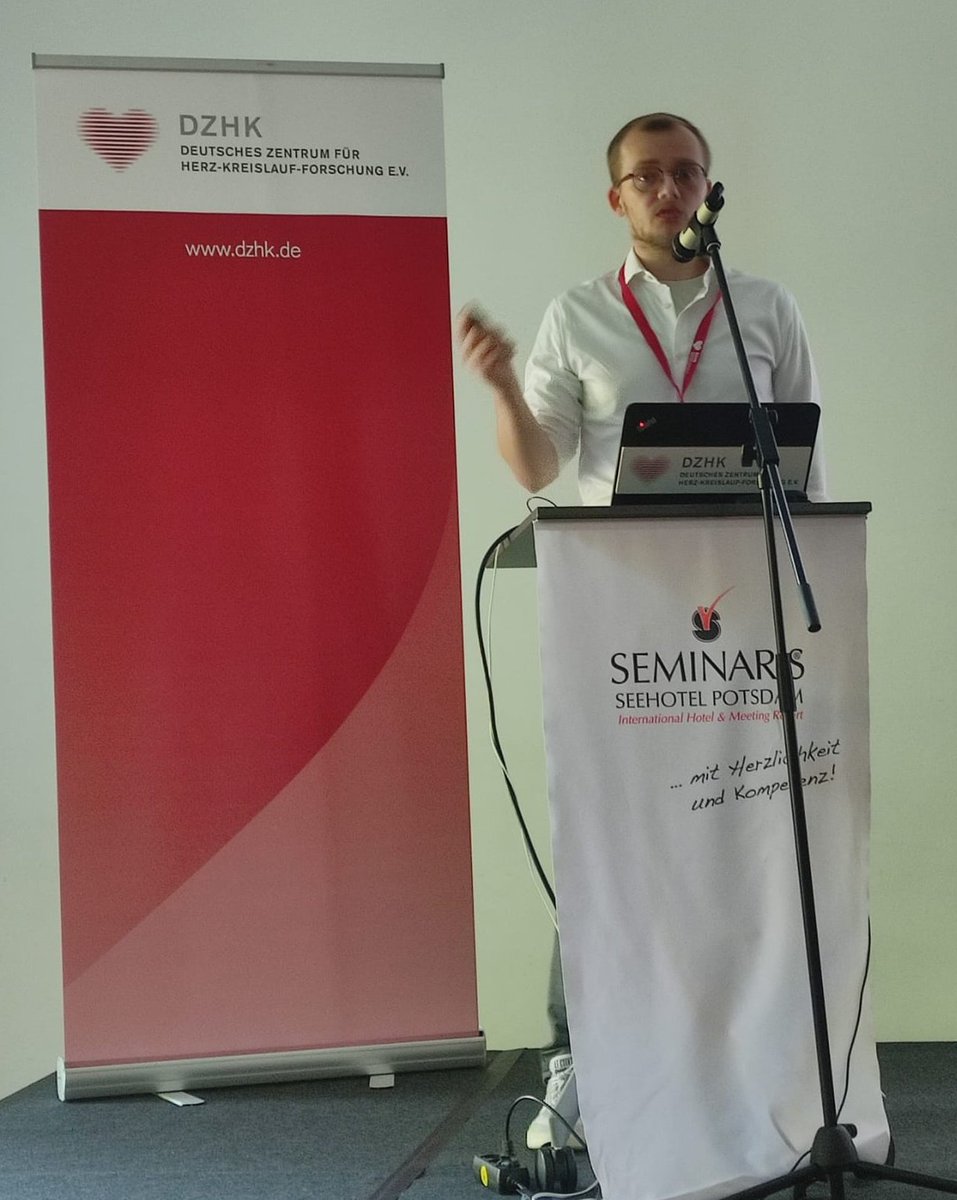 Elisa Araldi, PhD (@elisaaraldi) on Twitter photo Today <a href="/MaximilianNube/">Maximilian Nuber</a> and Katrin presented their work at the young #DZHK retreat. It is cliché to say that I'm proud, but I don't care. I'm super proud of them and their work 😎 Today <a href="/MaximilianNube/">Maximilian Nuber</a> and Katrin presented their work at the young #DZHK retreat. It is cliché to say that I'm proud, but I don't care. I'm super proud of them and their work 😎