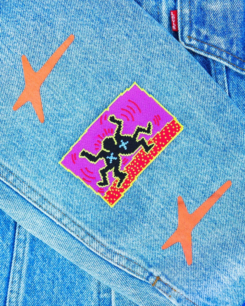 Christie's and @keithharingfdn are thrilled to be working with @mntge_io to launch a physical patch based off of one of Haring's digital artworks created on an Amiga computer from 1987.