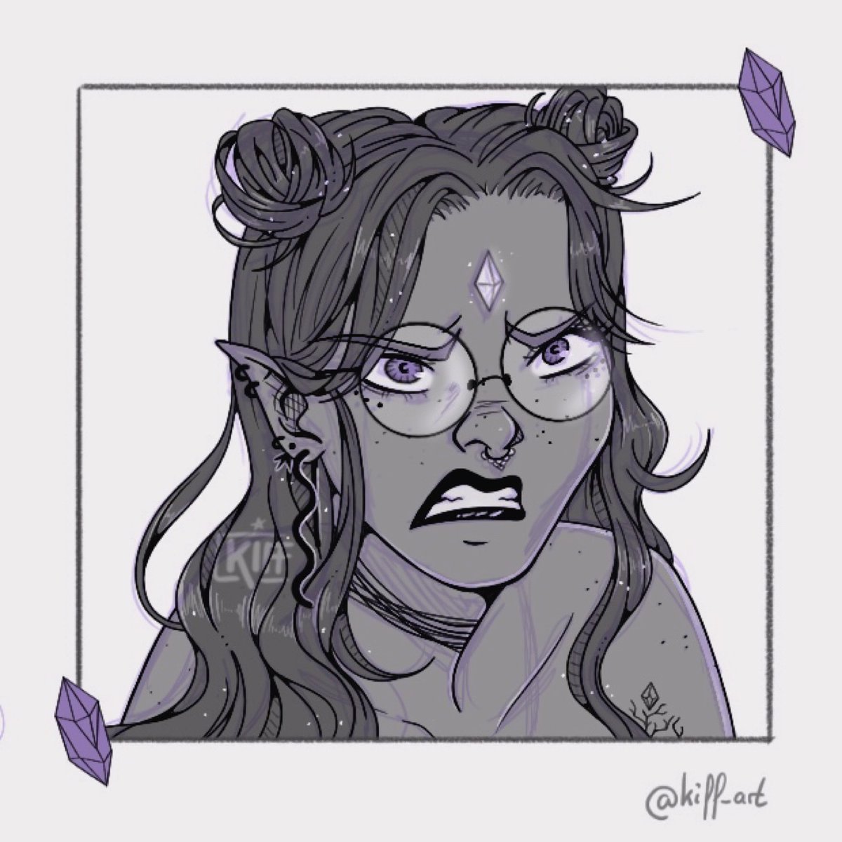 Face expression study - Angry I 🔮

After a year, here I am back with my witches and their face expressions practice ✨ Will I be able to complete them this time? I got home from Santorini a few hours ago so I still don't know (anything) 😅

#Inktober2023 #Witchtober2023 #witchoc