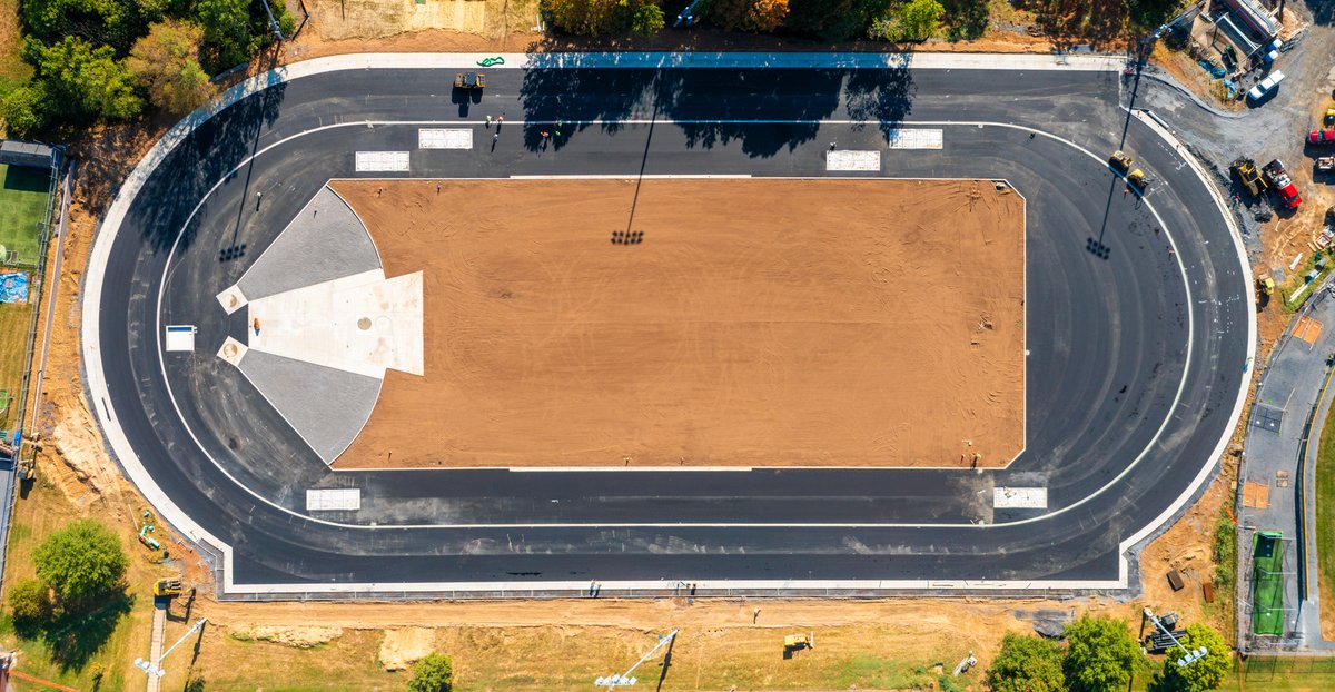 EMU_News's tweet image. The new track-and-field complex is starting to come together! Check out the progress being made in the latest drone shots captured this week!
