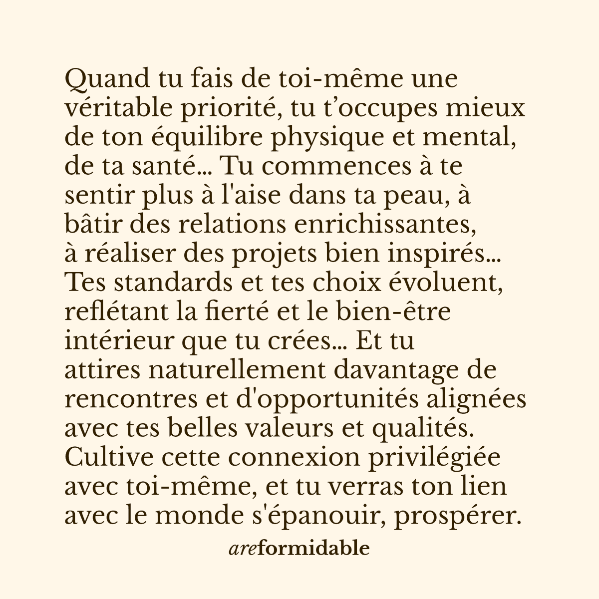 areformidable's tweet photo. Cette connexion privilégiée... 🕯️#areformidable #citation #developpementpersonnel #relation https://t.co/OUnCgIq8ZB