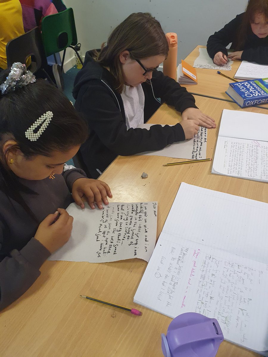 whatsonatcampie's tweet photo. P6B have been imagining they are Brian Robson from Hatchet and they are using charcoal (from his camp fire) to write a letter. Everyone focused on using powerful verbs and opening sentences with a simile. "As quick as a flash my legs made me run away from the bear." https://t.co/CCsUwkJ3SS