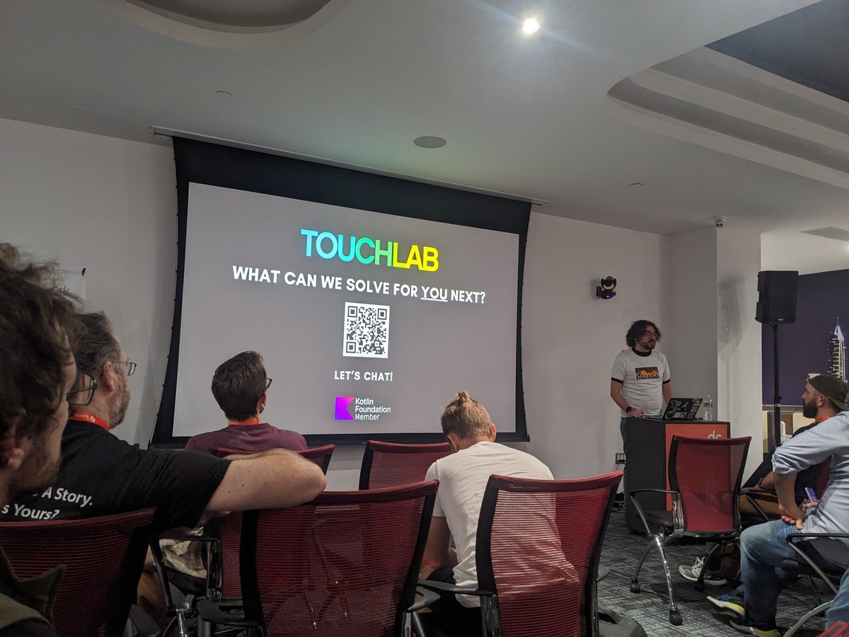 milomobiledev's tweet photo. Mobile development is full of tough complex problems, but that's why we love it.

As promised more kotlin multiplatform. Thanks to @RussHWolf for the great talk and to the entire @TouchlabHQ team for leading the Kotlin multiplatform charge.

#dcnyc23 #androiddev #kotlin https://t.co/tGDtM1p59Y
