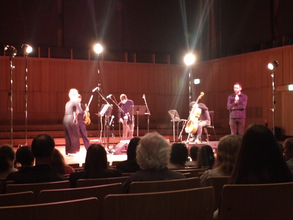 Excited to be hearing <a href="/manc_collective/">Manchester Collective</a> tonight <a href="/RBC/">RBC</a> - not every day you get to hear "Different Trains" by Steve Reich eh 😉