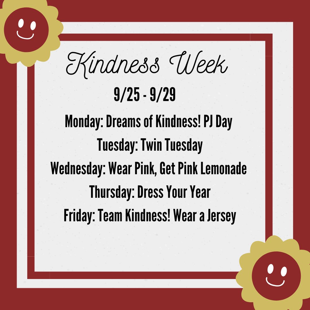 Kindness week is coming Jags! Sept 25-29 #jagpride ❤️