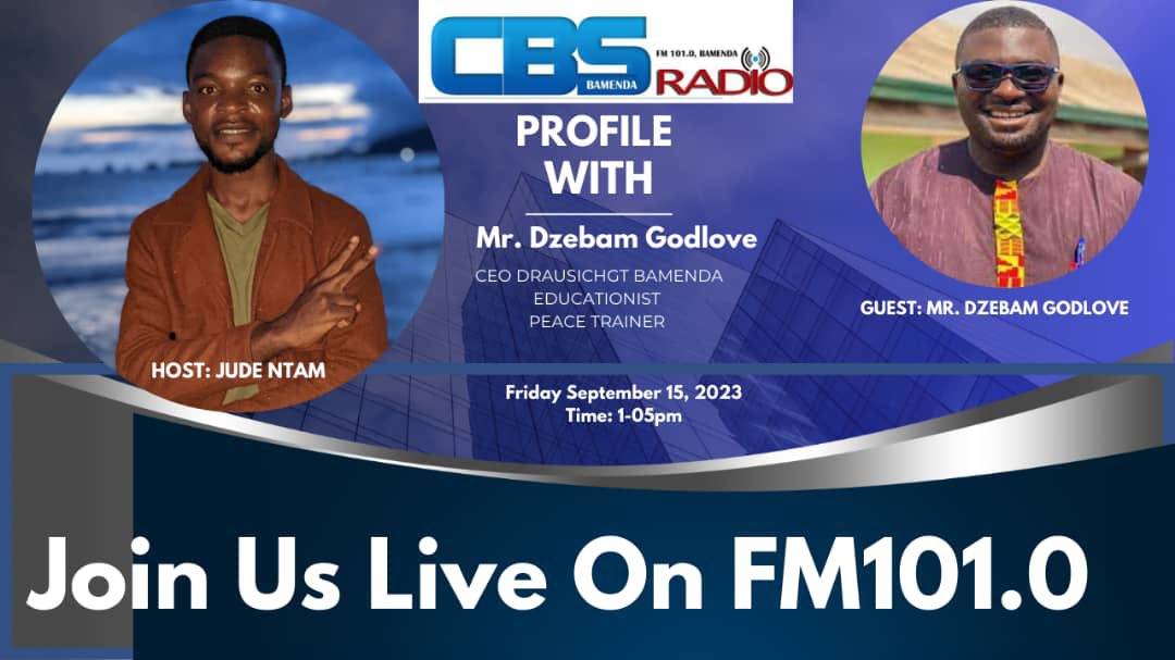 Kindly tune into CBS radio Bamenda tomorrow to follow a discussion between our Coordinator, Dzebam Godlove and the program’s host, Jude Ntam who happens to be one of the participants of our Community Journalism project. #journalism #communityjournalism #profile