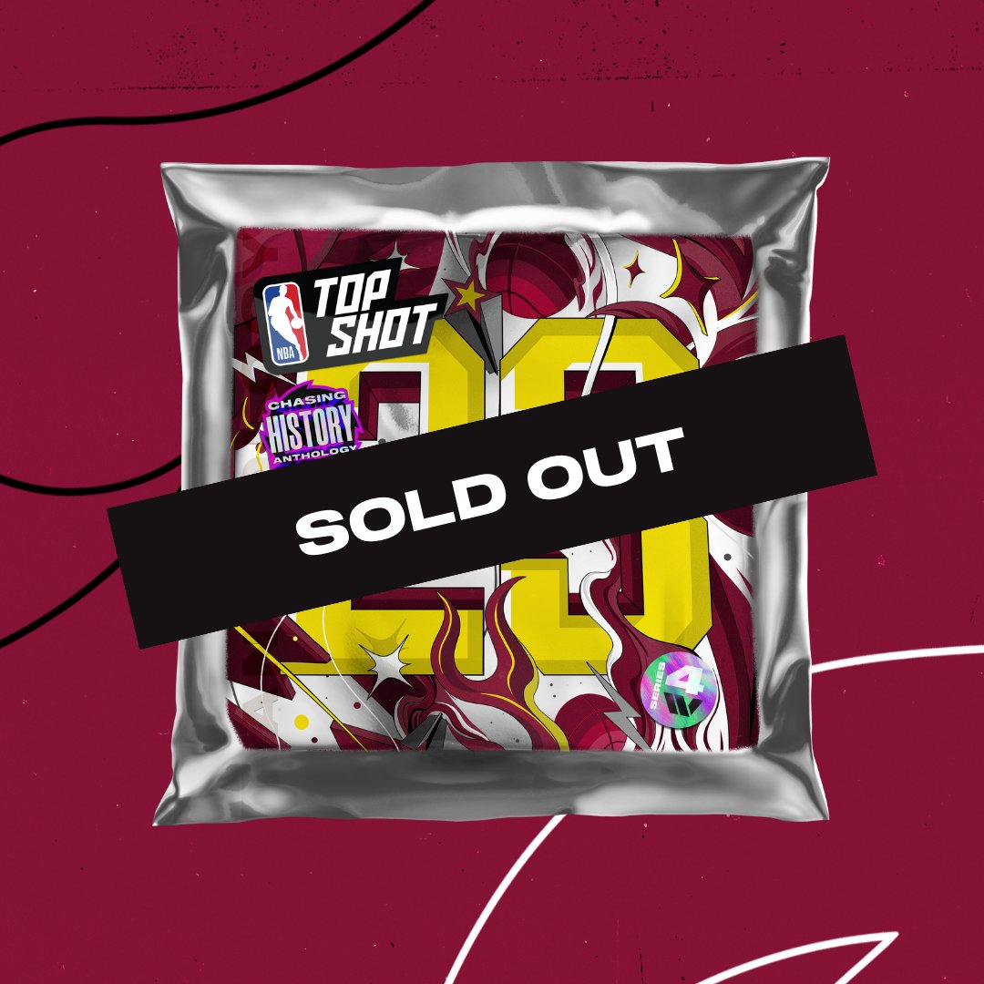 NBATopShot's tweet photo. Today's Pack Drop is sold out! 

It's possible a small number of Packs become available if collectors decide not to complete their purchase.

Good luck to everyone in their pursuit of NBA history.

Shop for the Moment in the Marketplace: https://t.co/OlVmhJ1BBw https://t.co/OMSZmZe87w