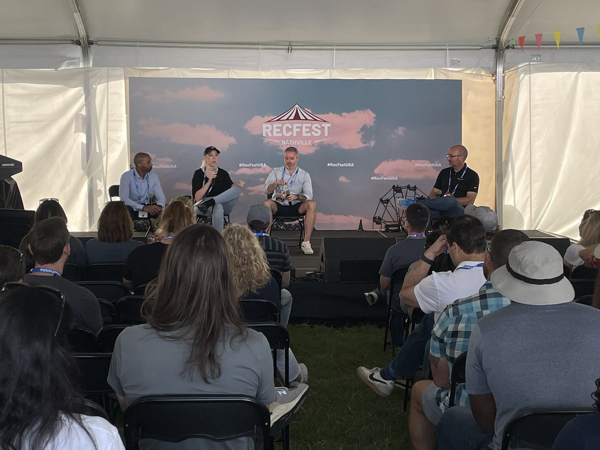 IQTalent's tweet image. Our Founder, @cmurdock hosting a panel at #recfest2023 in Nashville!