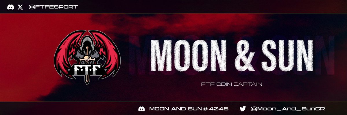 Dernier tweet de la série sur Odin, focus sur <a href="/Moon_And_SunCR/">Moon</a> !

Capitaine du roster, ses qualités humaines lui ont valu le rang d'Admin FTF. C'est un tweet hommage car son aventure parmi nous se termine bientôt.

Profite bien de la vie Lune &amp; Soleil !

#ClashRoyale #eSport #FTF