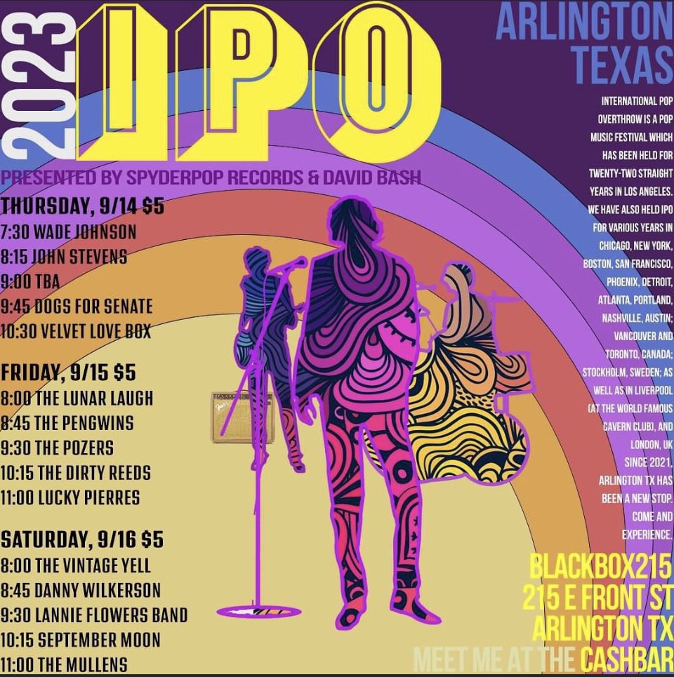 thepozers's tweet photo. IPO starts tonight! Come support all the artists. Tomorrow Fri. Sept. 15 @ 9pm The Pozers are hosting a release party for our brand new CD ‘Something Pop’ The IPO is at BlackBox 215
215 E. Front St.
Arlington Tx
#thepozers
#somethingpop
#powerpop
#internationalpopoverthrow https://t.co/8NPGFClBEw