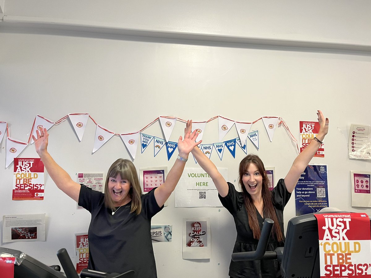 Cycle for  sepsis at the George Eliot Hospital completed the staff  Thank for everyone that has taken part cheer on staff.
It has been lots of fun meeting members of the public.
#SepsisAwareness #SepsisAwarenessMonth #sepsissavvy  #patientsafety