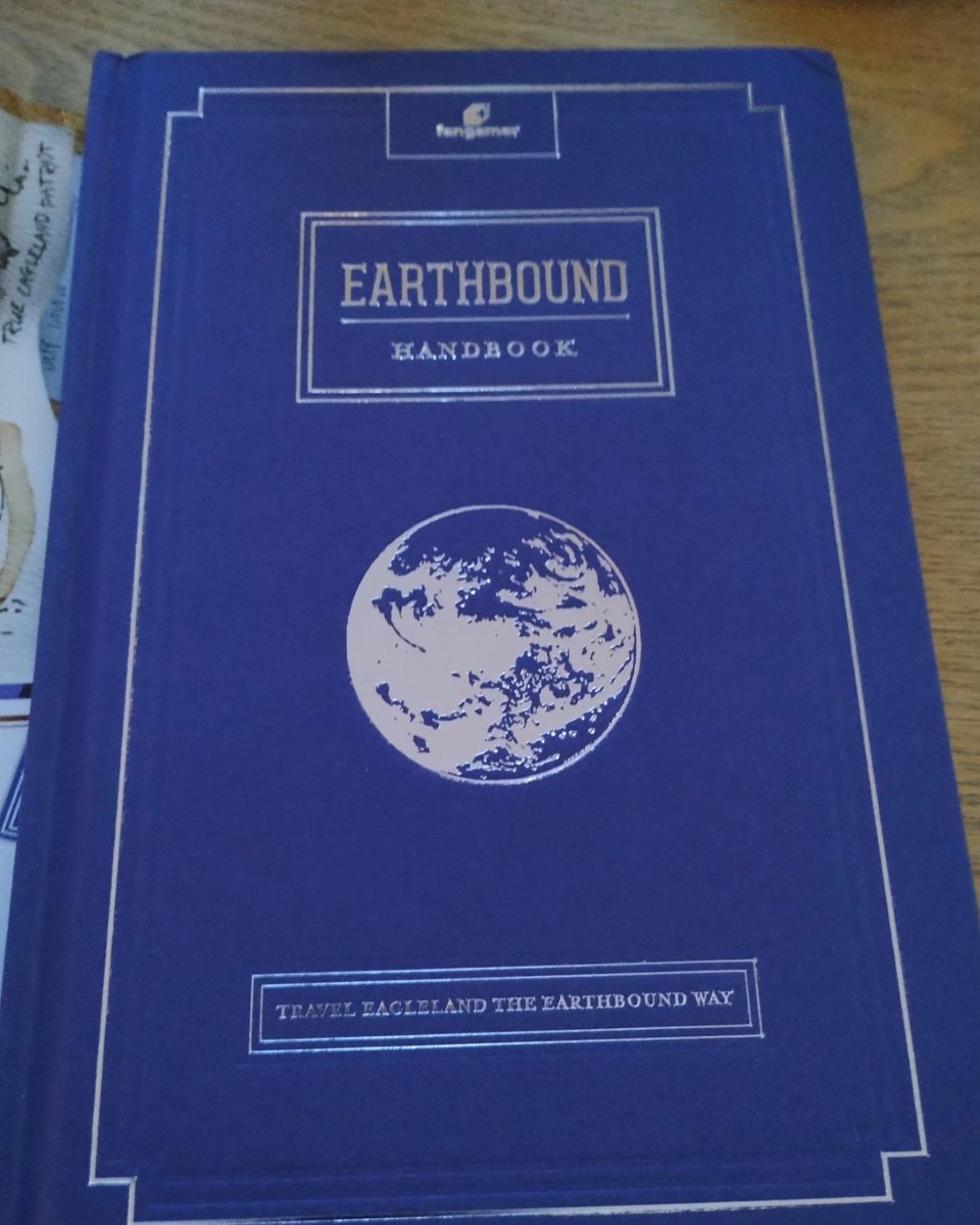 DKGitte1's tweet photo. I got the Earthbound handbook 🤩 https://t.co/EHMTslXIL0