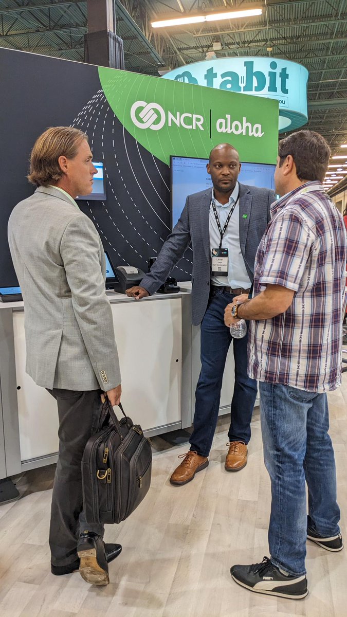 ncr_voyix's tweet photo. The future of the #restaurant industry is here in our booth. Come see our latest innovations for restaurants at #FSTEC2023. https://t.co/PEOUbHUAYj