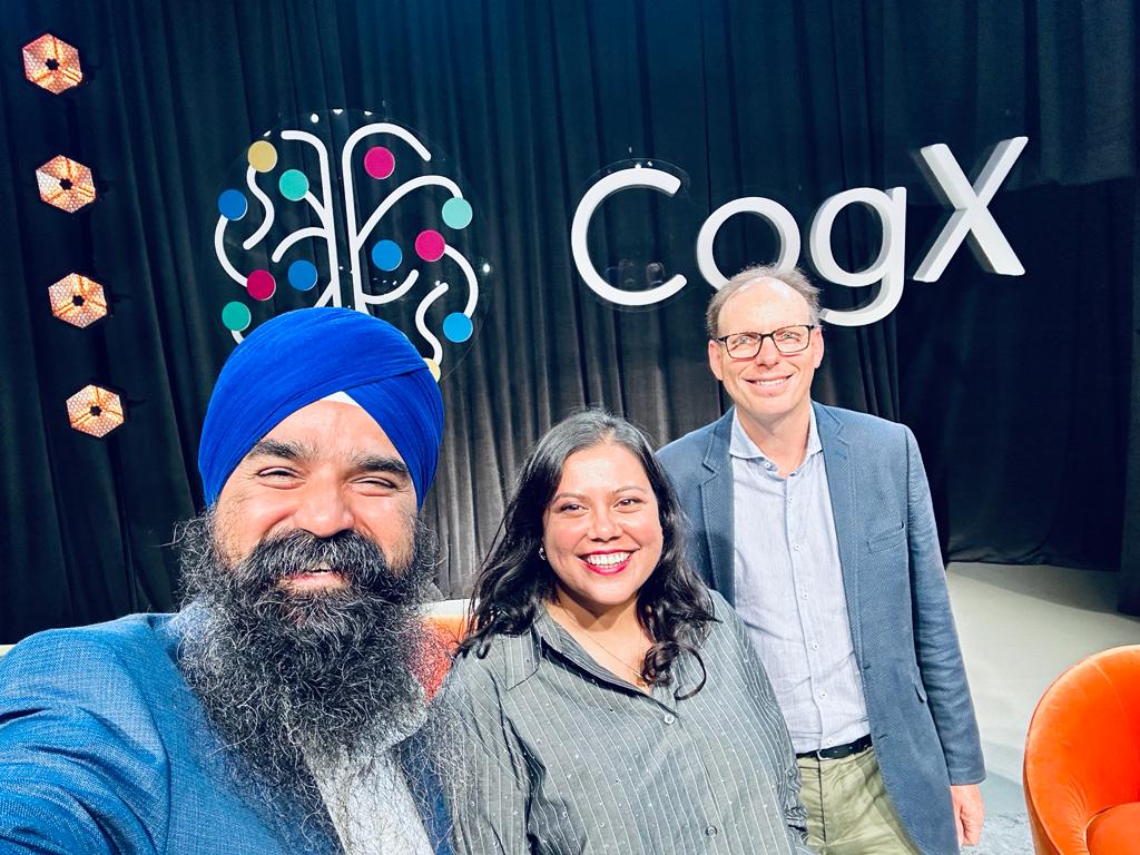 It was fantastic to be back @CogX_Festival here with @DigiCatapult Director of Digital Supply Chain Tim Lawrence and @amolak CEO @OrbitalSays #CogXFestival23 #ai #robotics #space #supplychain #automation