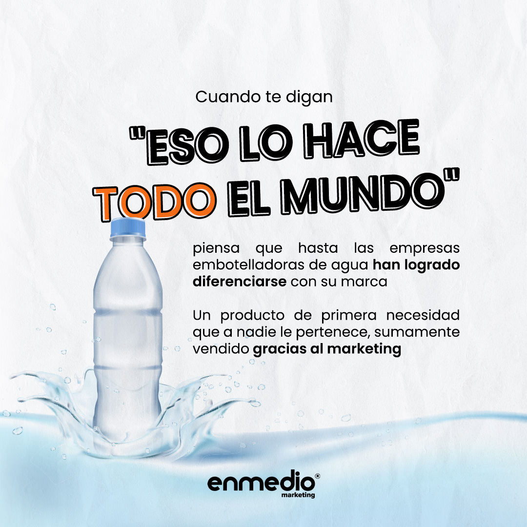 enmediomkt's tweet photo. Cuando te digan "eso lo hace todo el mundo", recuerda que incluso las empresas embotelladoras de agua han logrado diferenciarse con su marca. 💧✨ 

Contáctanos en:
📞 8128690873
📲 WhatsApp 👉🏼 https://t.co/nCfKxhXoOA
#EnmedioMarketing #EnmedioDeLaTendencia #MarketingDigital https://t.co/Wyfhtu6KBO