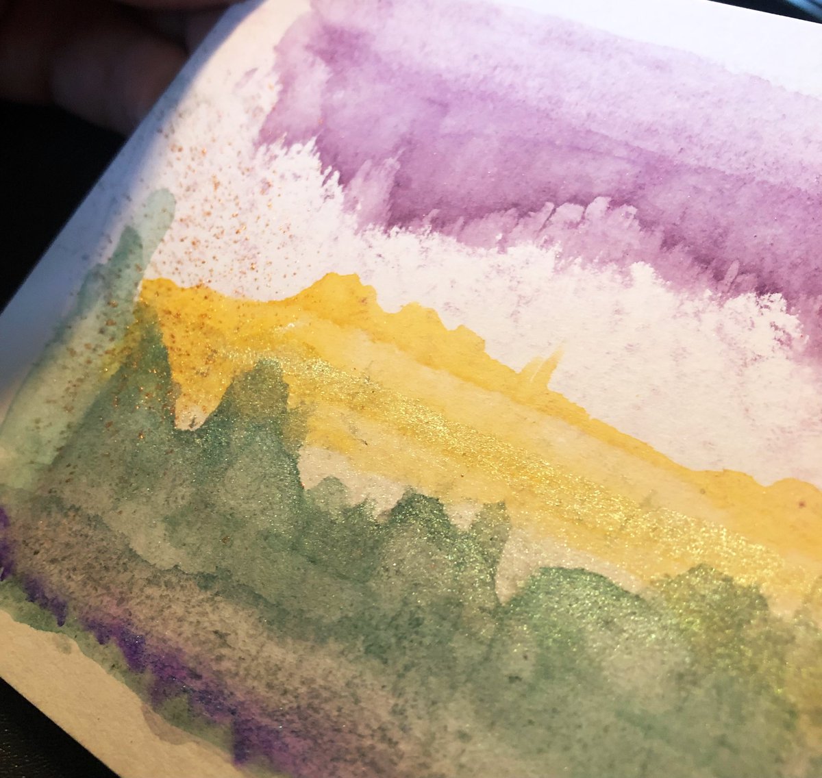 ypical_writer's tweet image. ~~mystical_lake ☀️💜
#JuneArt
#JuneZeichnet (experimentiert)
#kleineKunstklasse