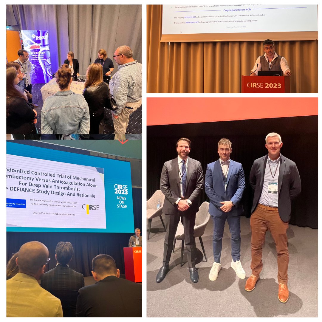 ✅#CIRSE2023 

It was great seeing those who stopped by our booth, joined scientific sessions, &amp; caught our symposium. Tremendous thank you to the group of experts who shared their experiences with #FlowTriever &amp; #ClotTriever. 

Until next time! 👋