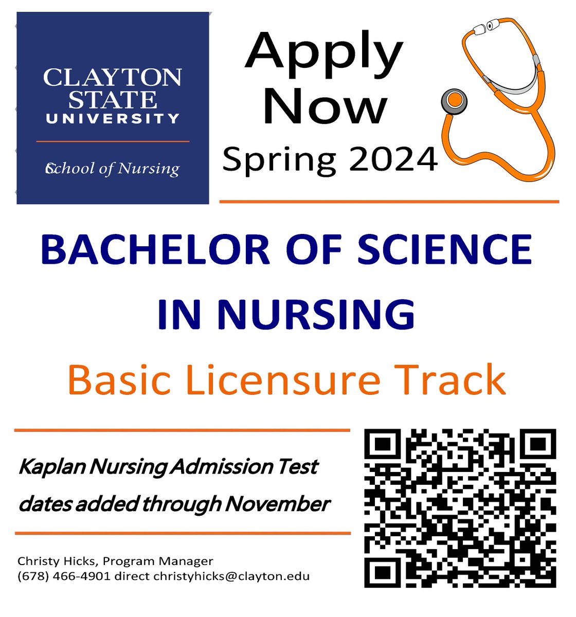 Spring 2024 Nursing Application Available!