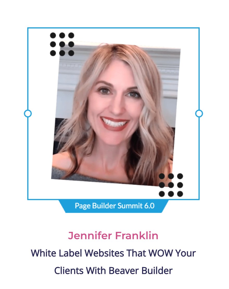 The Page Builder Summit is coming up next week and you won't want to miss it!

<a href="/pagesummit/">Page Builder Summit</a> is a free online event featuring dozens of presentations all revolving around #WordPress Page Builders!

Be sure to check out <a href="/jen_franklin/">Jennifer Franklin</a>'s presentation on Thursday about using