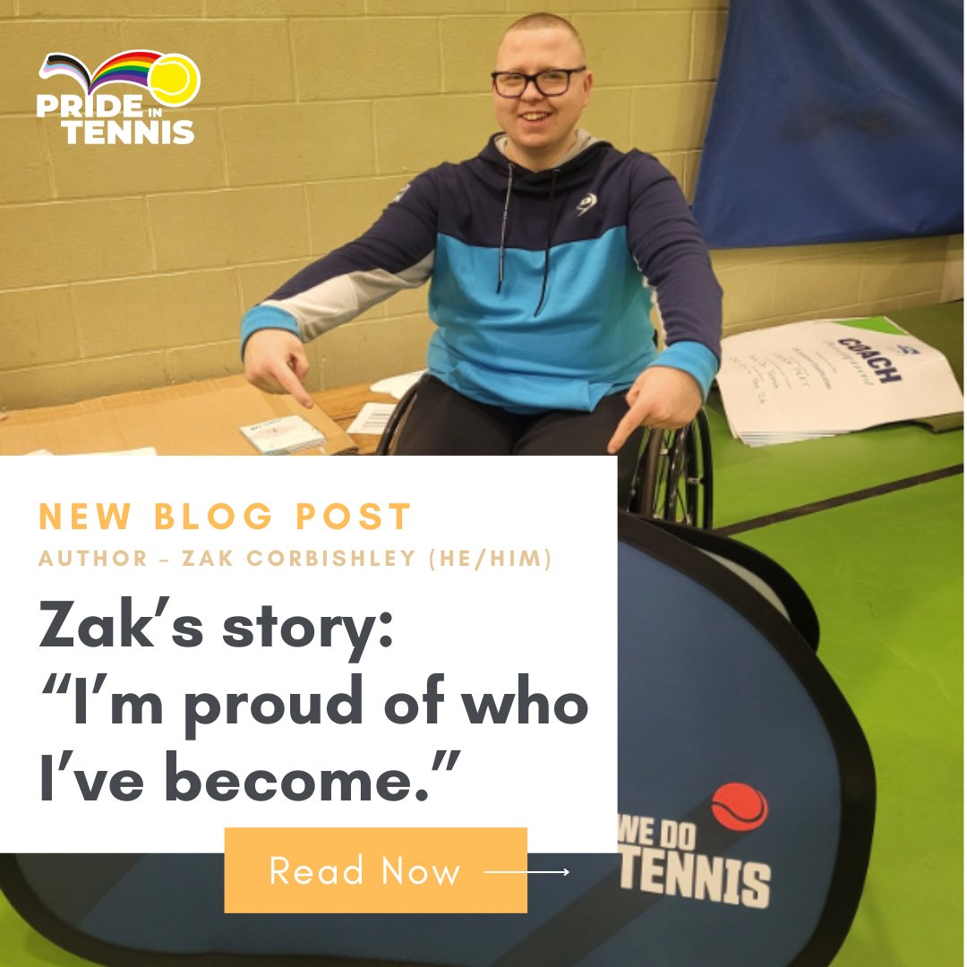 🚨 New Blog🚨 

“I am proud of who I have become today and I hope other LGBTQ+ tennis players will one day feel the same.” <a href="/CorbishleyZak/">Zak Corbishley</a> 

Discover Zak’s story through our latest blog.🏳️‍🌈

🔗 shorturl.at/uEOX3

#prideintennis  #tennis #LGBTQSPORT #LGBTQ #inclusionmatters