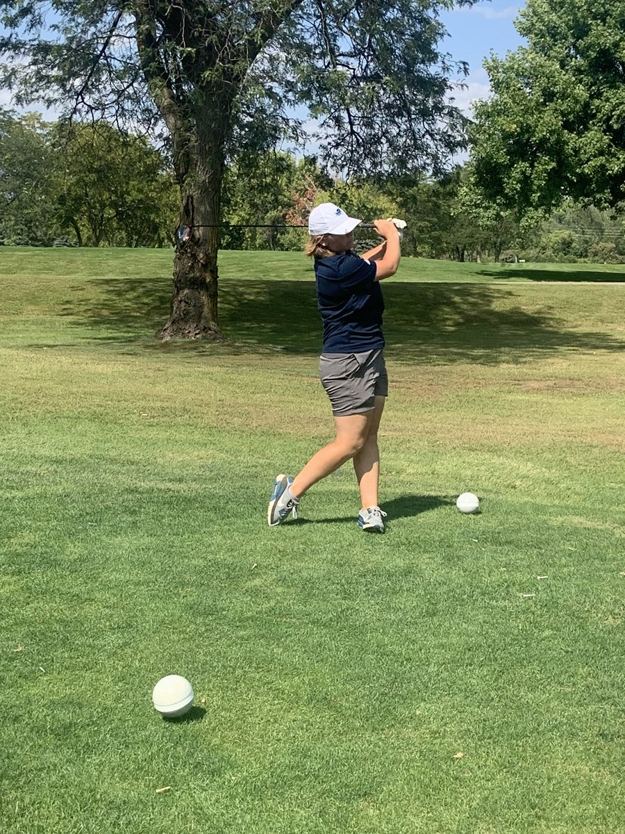 Wasn’t our day today. A lot to clean up on the course and mentally. But Baylie is in extra holes to try for the ‘W’