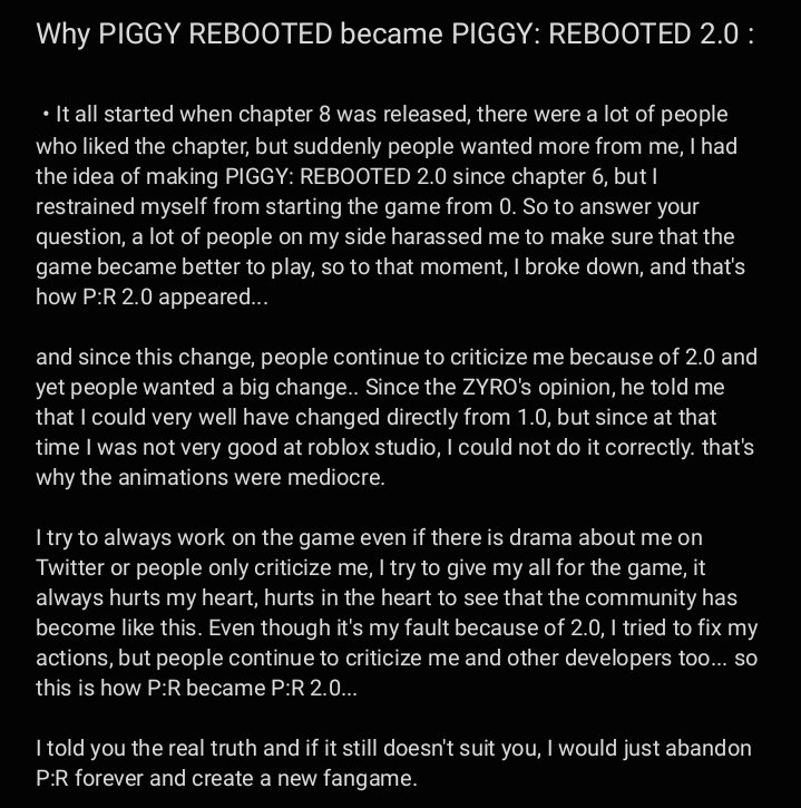 REWORK 1.0 - 1] PIGGY: REBOOTED - Roblox