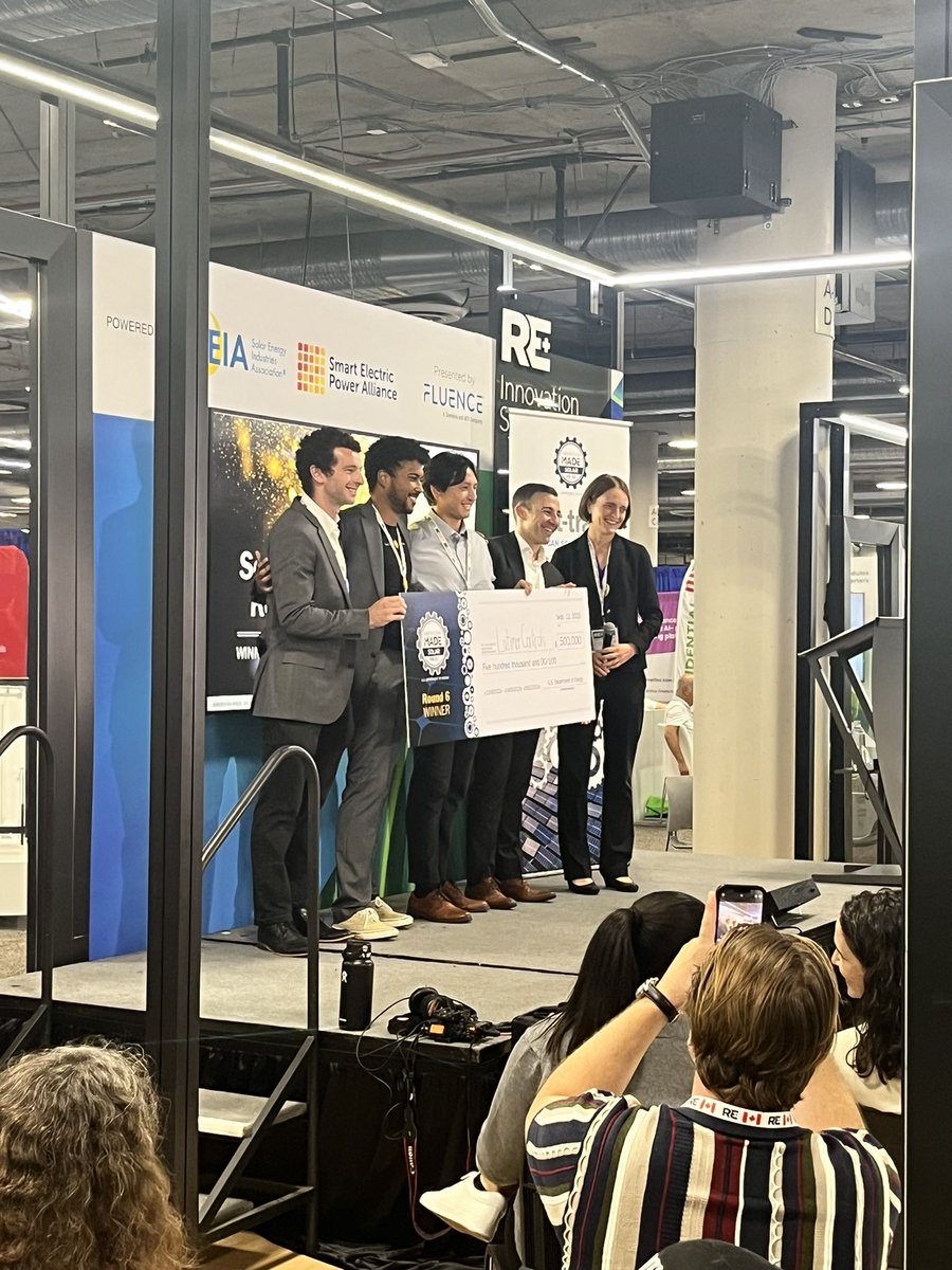 UAZInnovation's tweet photo. UACI team members had a great week at the #REPlusTech Conference in Las Vegas networking, Power Connecting and learning about new and incredible innovations in renewable energy! https://t.co/l5zMc7WCub