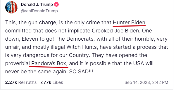 FedupWithSwamp's tweet photo. Q+ is talking about Pandora's Box today. 🐸 https://t.co/tovuTxIqta