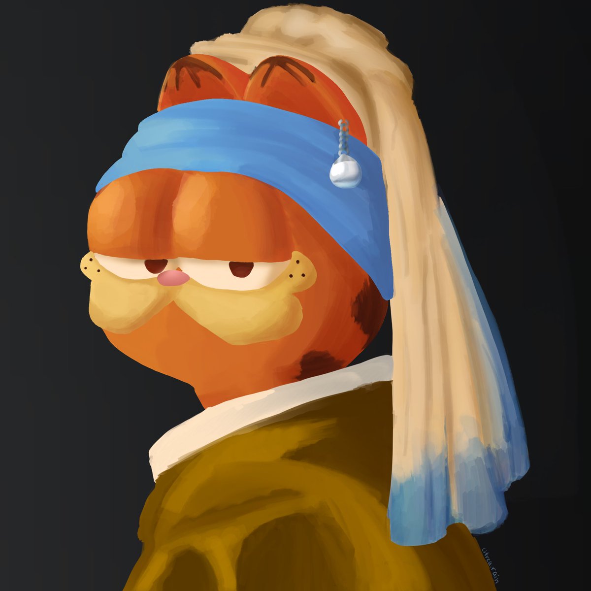 Shrek__Crocs's tweet photo. @ParrotGab @Crocs I do actually!! @Citrearain is my main art account- I mostly post Garfield and other fandoms works tho lol https://t.co/HhxeedRvH9