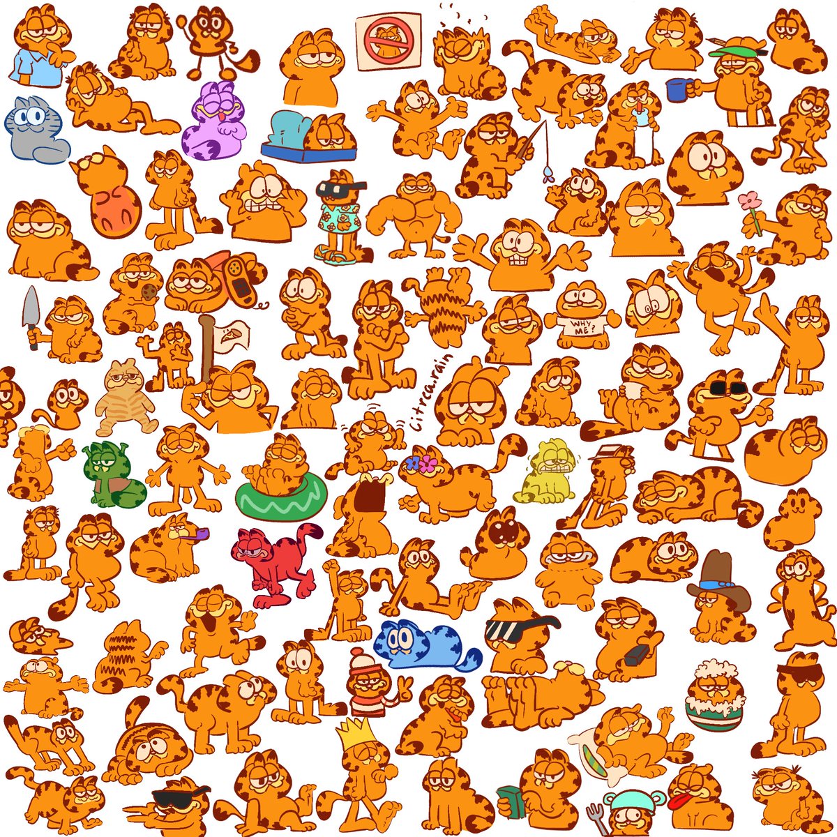 Shrek__Crocs's tweet photo. @ParrotGab @Crocs I do actually!! @Citrearain is my main art account- I mostly post Garfield and other fandoms works tho lol https://t.co/HhxeedRvH9