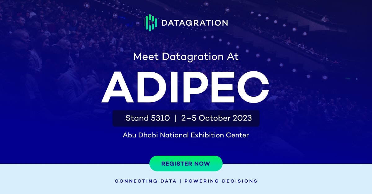 datagration's tweet photo. Exciting news! Datagration will be at #ADIPEC2023 from Oct 2-5! Join us at Stand 5310. Explore PetroVisor, our data analytics platform for E&P efficiency, and be the first to see EcoVisor, our ESG platform for emissions reduction. Don't miss it! #Datagration #ADIPEC #EandP #ESG https://t.co/JIEWvrYy1H