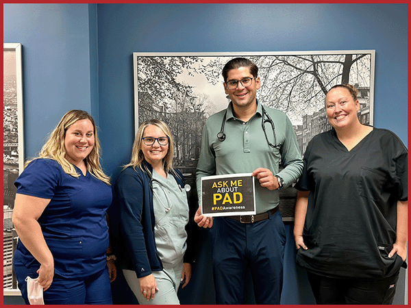 Awesome work Dr. Rami Zein and staff at Eastlake Cardiovascular in St. Clair Shores, MI. Saving Limbs Saving Lives! September is PAD Awareness Month! Let's take a step towards healthier hearts and limbs together. #PADAwarenessMonth #FightPAD #VascularHealth #PAD