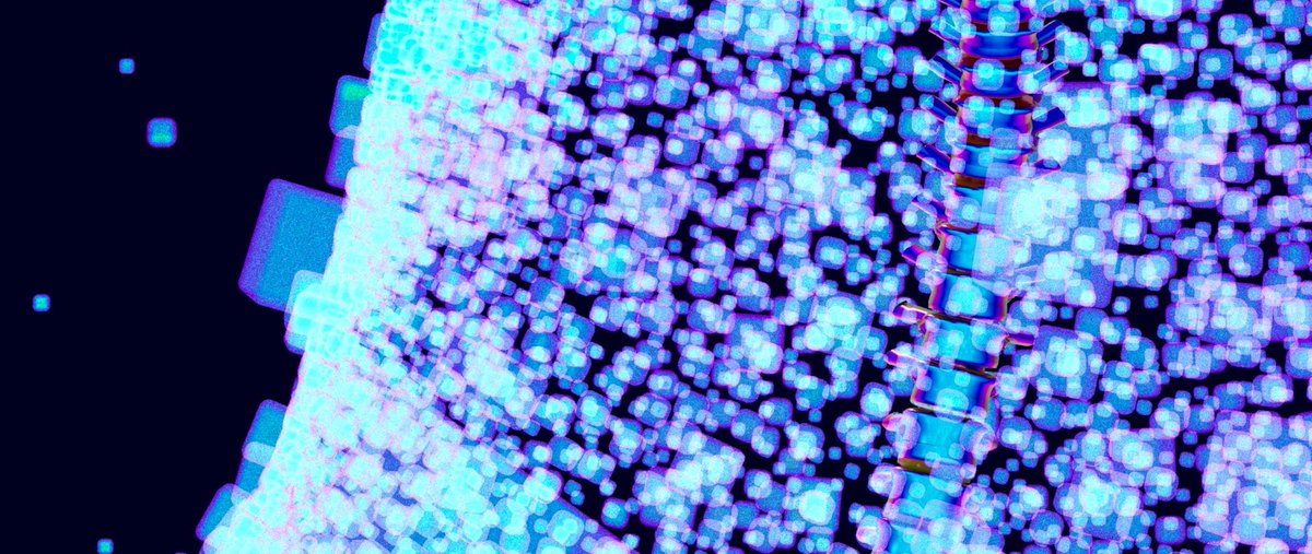 PXL a Manifestation of Digital Deconstruction.

+ 15,000 parametrically arranged geometric cubes.

Vertebrate look familiar? 👀🪄✨

Application sent! 
<a href="/NFT_NYC/">NFT.NYC</a>