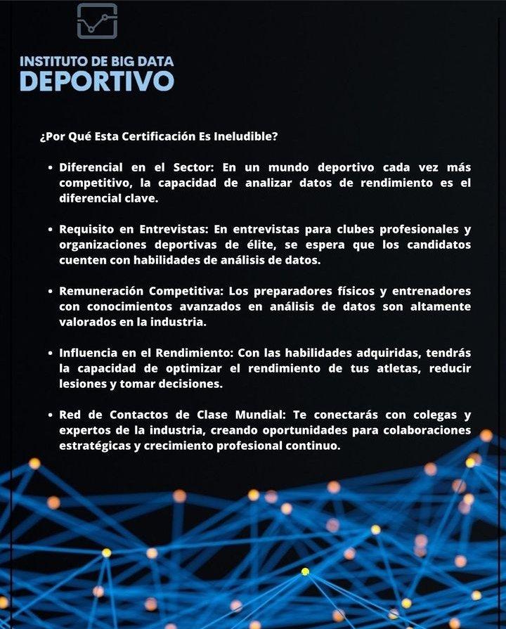 💻Instituto de big data deportivo📊 tweet media