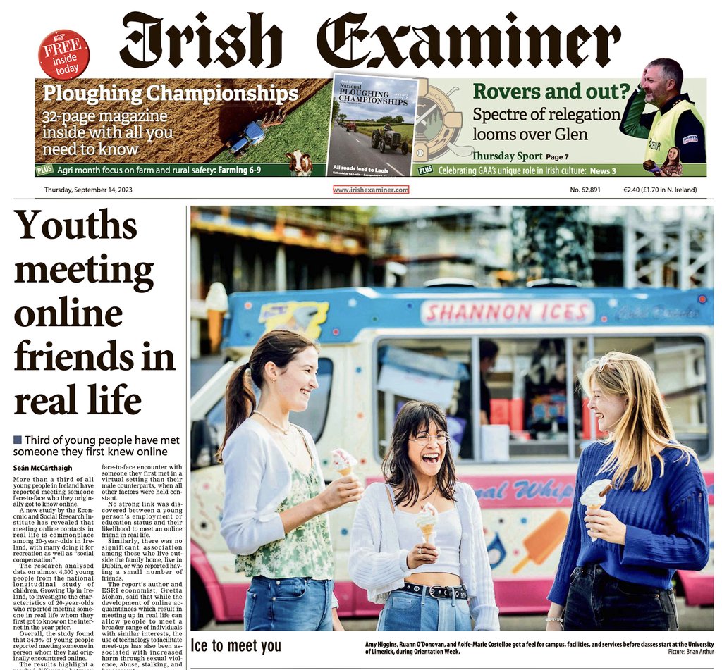 In today's @irishexaminer University of @Limerick_ie @UL orientation week saw students get a feel for the campus and it's facilities before classes start.