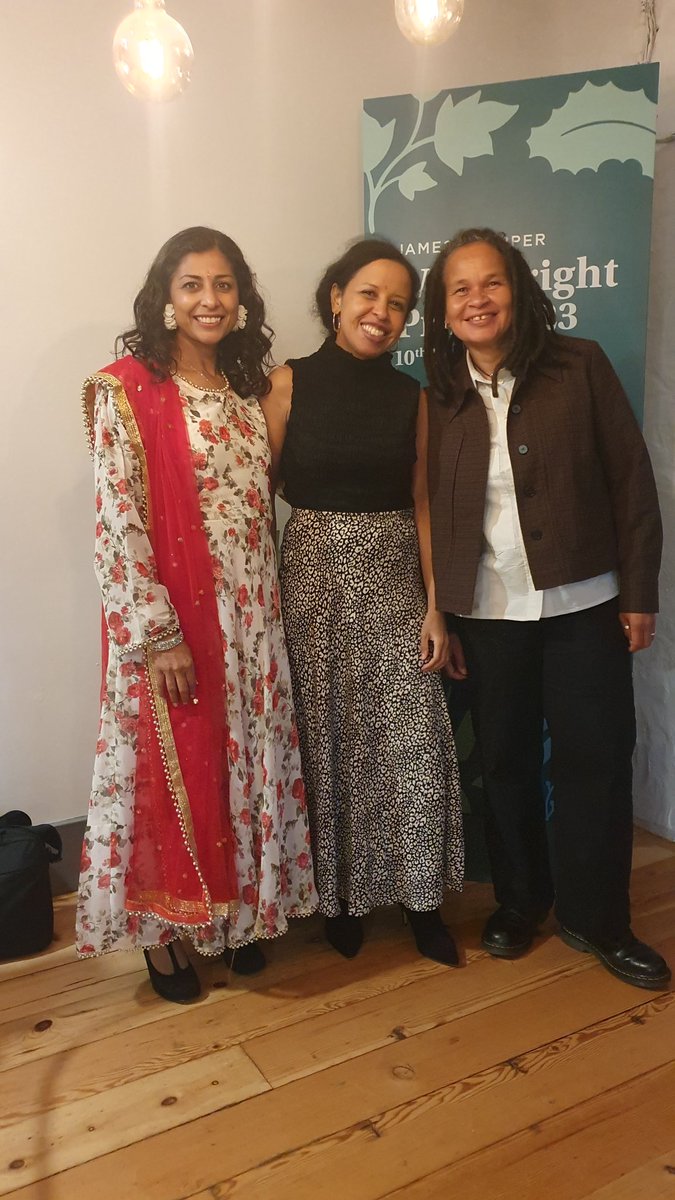 This moment of three women of colour on stage speaking about the future of nature writing at the @wainwrightprize was powerful.
Congratulations to @ejbpoetry @passingplace on reaching the shortlist 🥳 #jamescropperwainwrightprize #JCWP23
