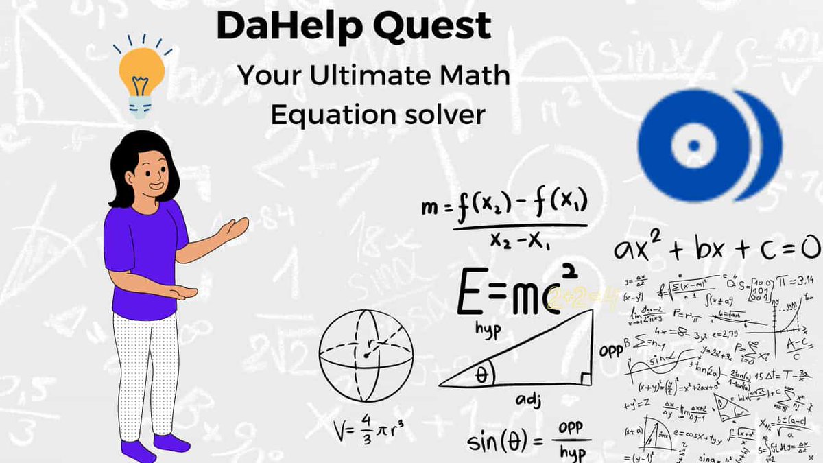 developerswollc's tweet image. 🧮 Mastering math just got easier! DaHelp Quest - Your Ultimate Math Equation Solver. 📐📊
#MathSolver"
#ExamPrep
#DaHelpQuest
#PDFChat
#studywithDaHelpQuest
#students
#AdvancedAIModel
#AceYourExams