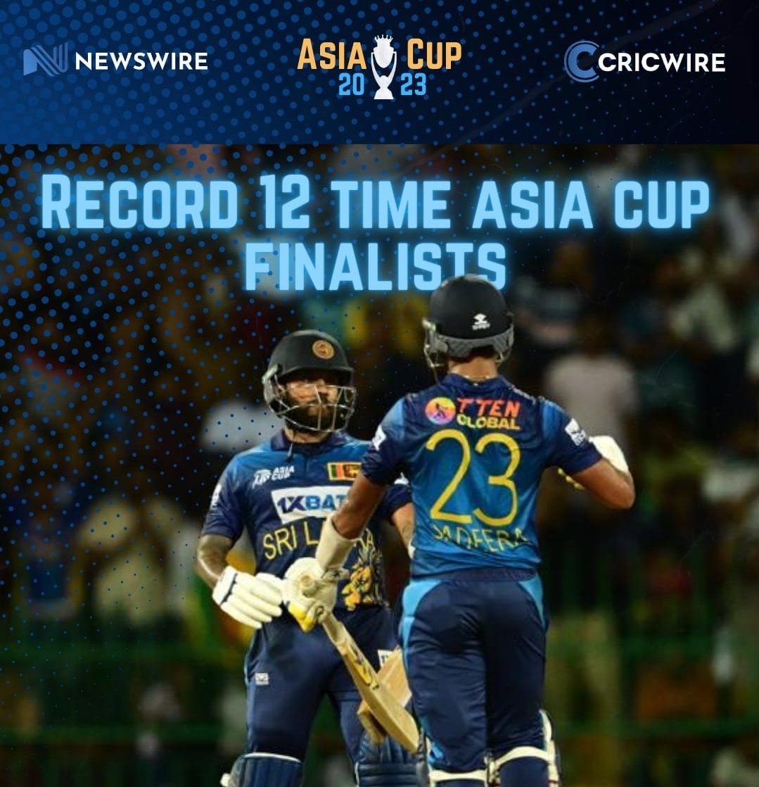 AzzamAmeen's tweet photo. Sri Lanka beat the World No. 1 ranked ODI team, Pakistan, to qualify for the Asia Cup final for the record 12th time 🇱🇰🏏 https://t.co/5W2AqxvzyK