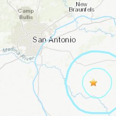 News4SA's tweet photo. EARTHQUAKE FELT IN SAN ANTONIO! A 4.1 magnitude earthquake centered near Falls City could be felt in San Antonio. https://t.co/oxsAzBfn1O https://t.co/DYlN8sC5Ha