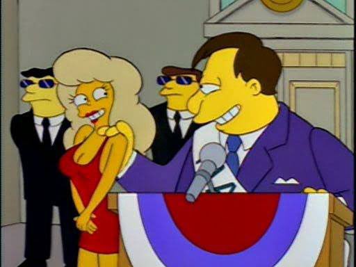 ChavaRRivera's tweet photo. Los Simpson predijeron a Samuel García destapando a Mariana Rodríguez para el senado https://t.co/rimspBhcH5