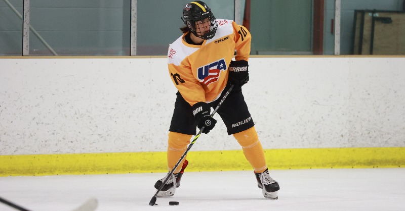 PuckPreps's tweet photo. 🔢NCAA Prospect Pool Countdown  

Rank: #⃣8⃣
Team: Penn State Nittany Lions

@PennStateMHKY #8 ranking is powered by a deep and talented '06 group led by Minnesota's Dallas Vieau and early success from their '07 recruiting class, which includes 4.5 ⭐️ Masun Fleece.