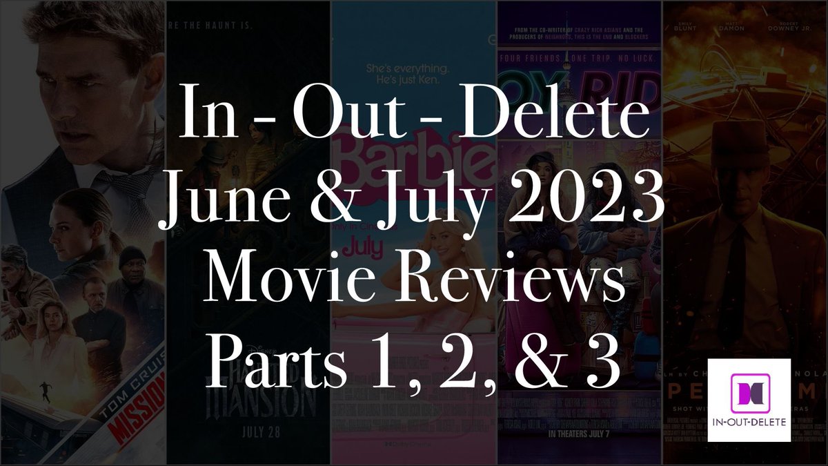 InOutDelete's tweet photo. New Episodes!!! Our June &amp; July Episode was so action packed that we had to make it 3 episodes. So click the link below and give a listen

#podcast #movies #Barbenheimer #MovieReviews 

https://t.co/tqdKSFc5Pt https://t.co/VOOIMWmsMy