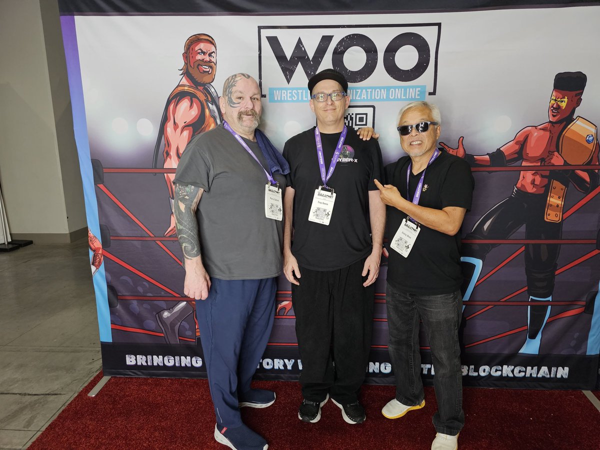 Breathe Web3 Conference with Perry Saturn & Sonny Onoo with WOO @WrestOrgOnline #woo #woogame #hive #p2e #web3game