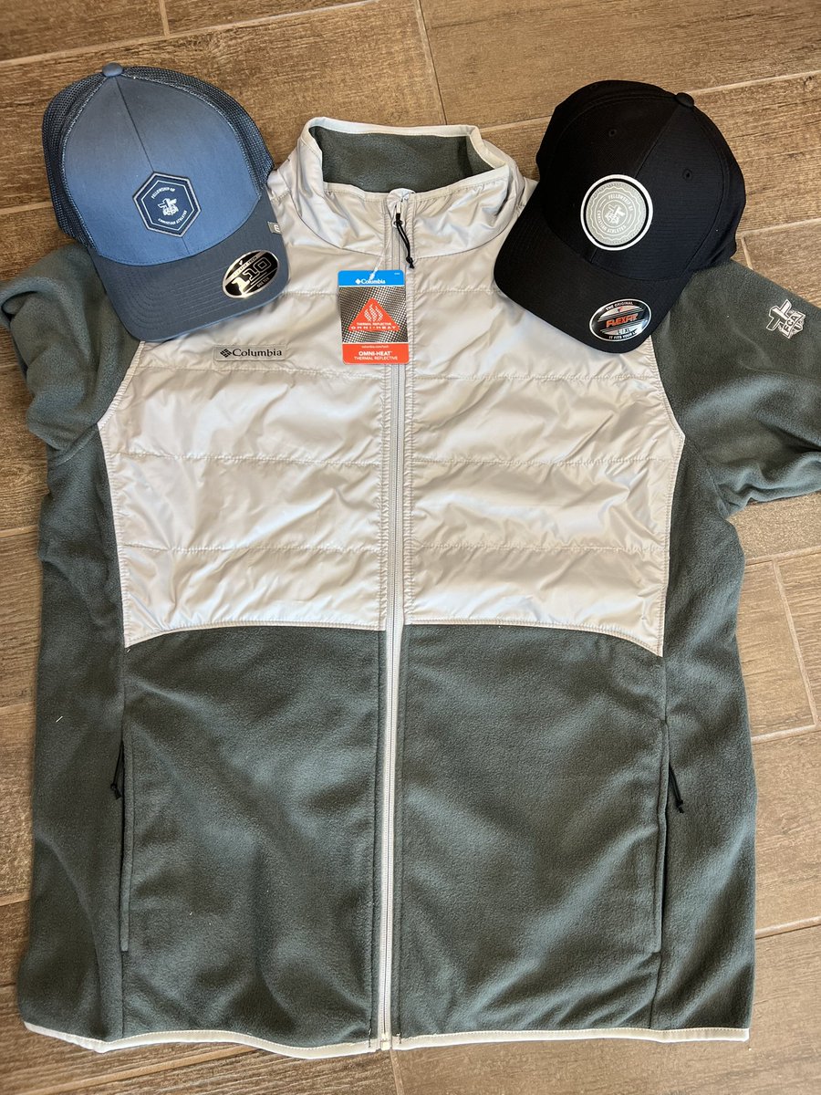 SouthDakotaFCA's tweet photo. Golfer gifts are in! Columbia jackets and Travis Matthews hats! Come join us for an afternoon of fun and fellowship on Oct 2 as we Make A Difference in the ministry of FCA in South Dakota. #605FCA
https://t.co/Q8udkDtDgH https://t.co/K7ngrd5JWD
