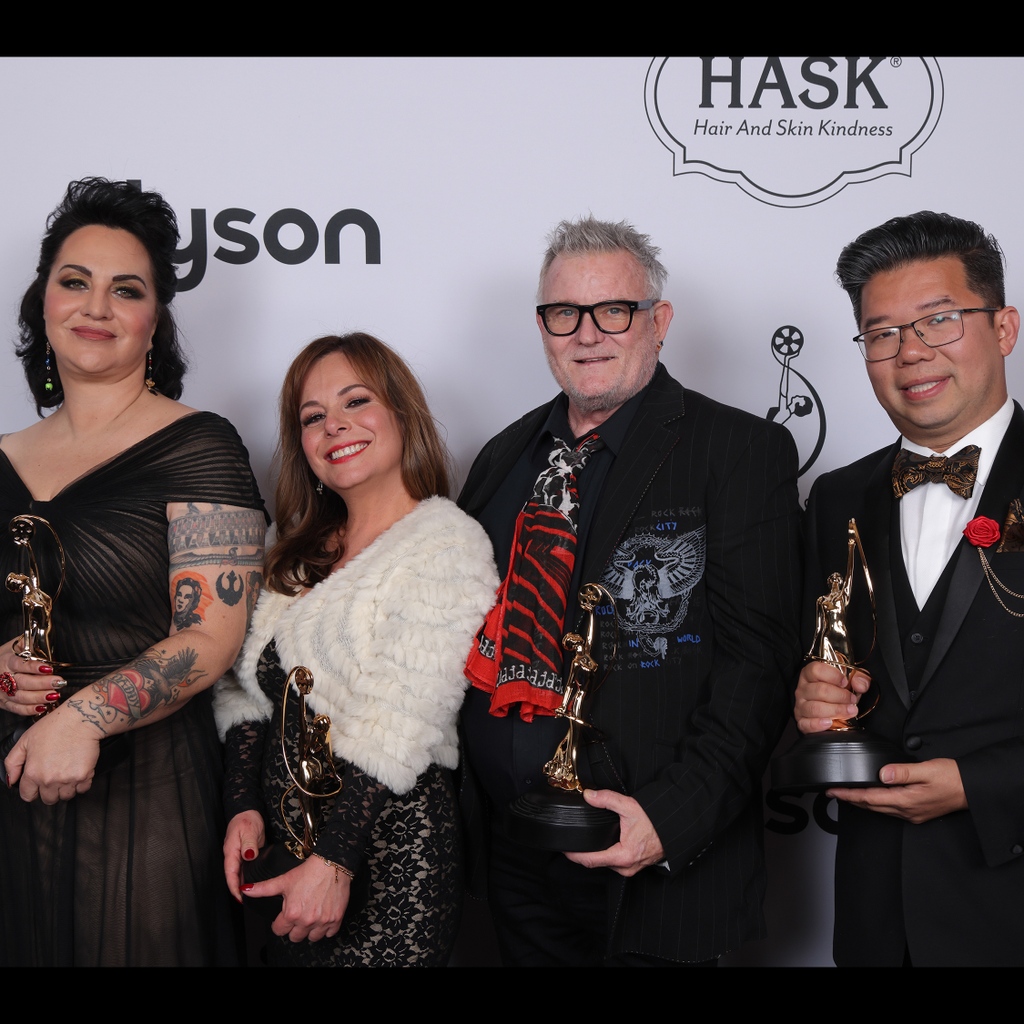 2023 #MUAHSawards winners for Best Period and/or Character Hair Styling for TV Specials/ Live Program Series, for their exceptional work in "Beauty and the Beast: A 30th Celebration." Congratulations to Maria Sandoval, Jennifer Guerrero, Anthony Wilson, and Myo Lai!