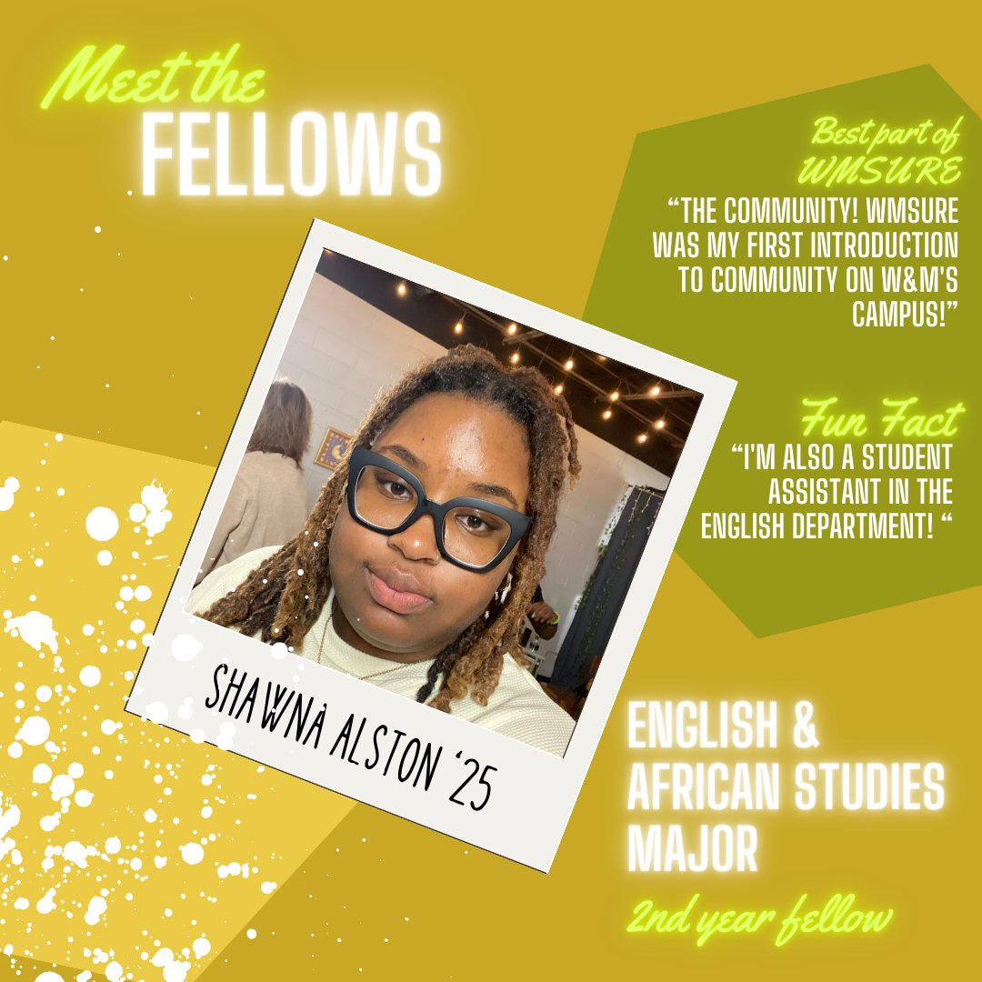WMSURE's tweet photo. Give it up for our last 2 Student Fellows Shawna and Tiffani! https://t.co/yYNK9lM0mU
