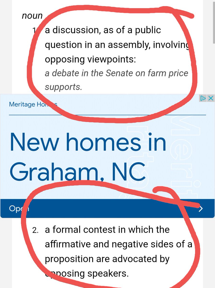 Debate...
Someone needs to see this...
#ncpol #wakepol
Q&A is not a Debate, again.