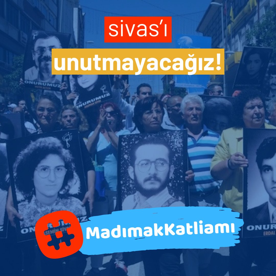 Sivas'ı unutmayacağız!

Zaman aşımına uğratmak, oteli yeniden yakmaktır!

#MadımakKatliamı