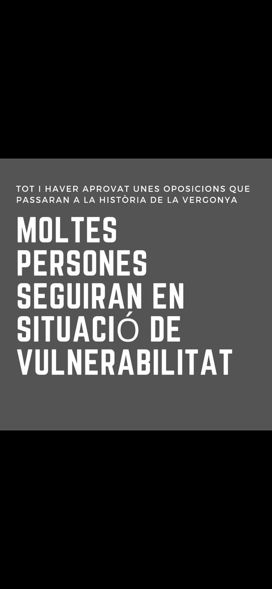PAPEGC's tweet photo. @govern Procés de desestabilització! #interins #fixesaja #desestabilitzacio https://t.co/4y8IW3SSCB