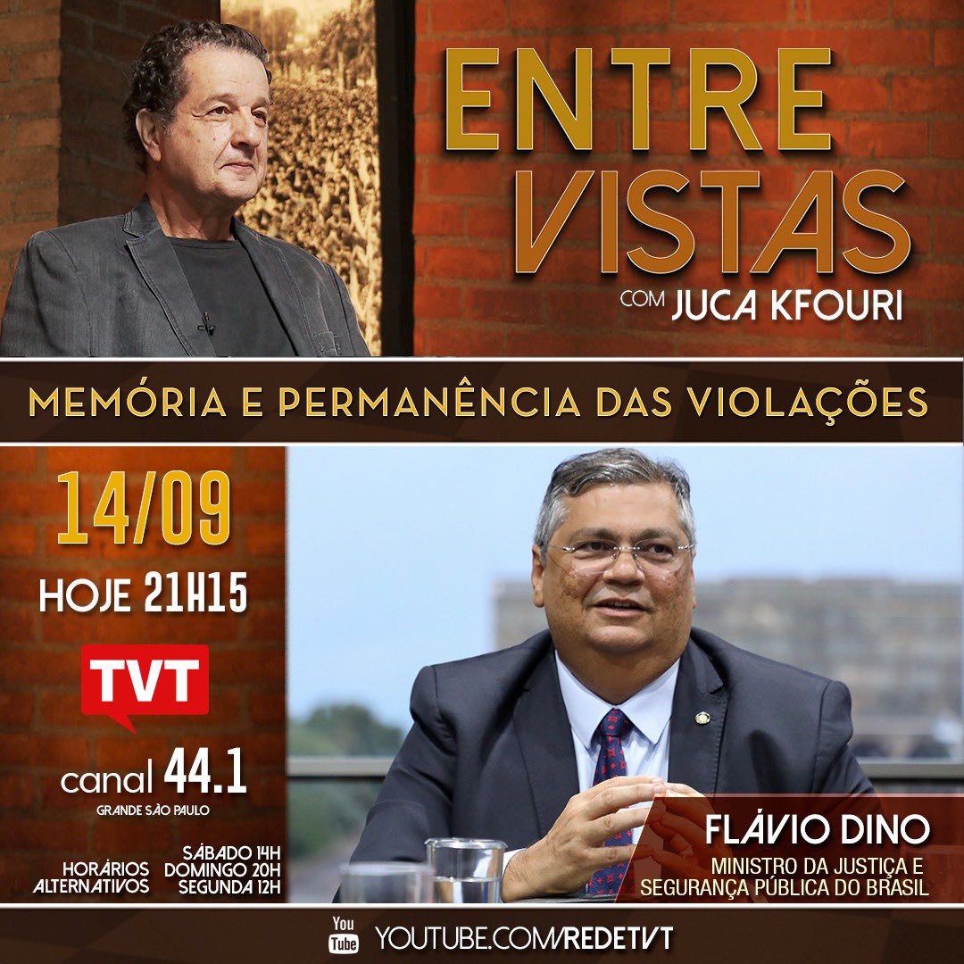 FlavioDino's tweet photo. Convido a que assistam, hoje, 21h15, na TVT >> https://t.co/ooyAoOcQRz